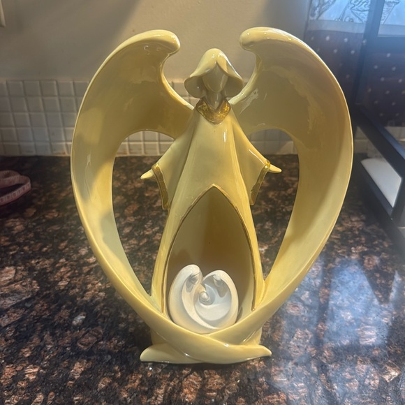 VTG Mid- Century Angel Collectors changing light holiday memorial Holiday - Picture 1 of 10